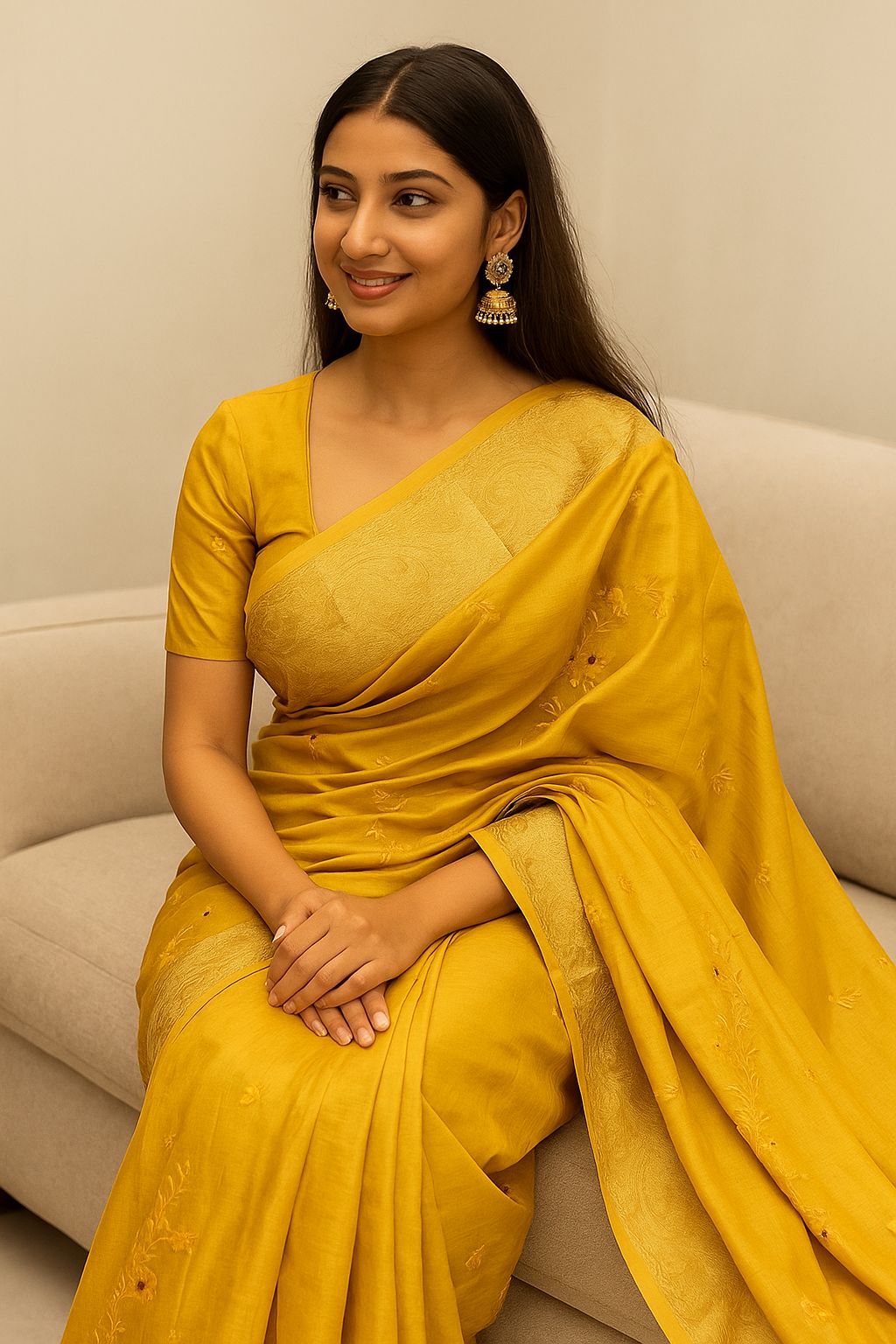 Fresh lime kosa X Tussar