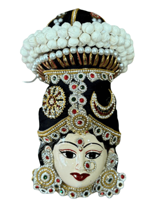 Handcrafted Devi Face Mask - Spiritual Decor