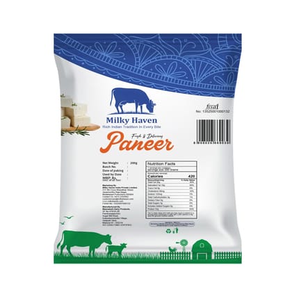 Milky Haven Paneer - 200grms Milky Haven Paneer - 200grms