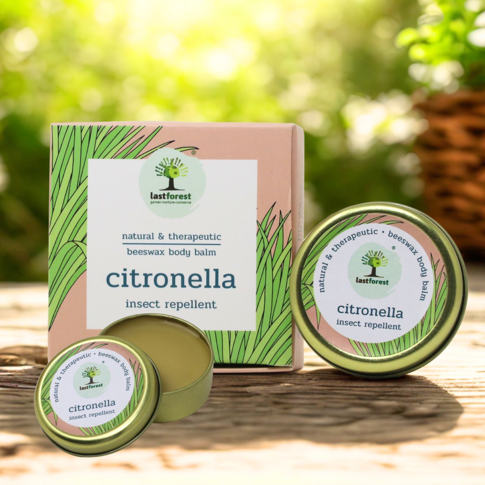 Therapeutic Beeswax Balm  Citronella (Insect Repellant), 20g