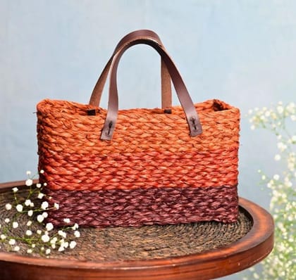 Handcrafted Sabai Grass Coloured Bag