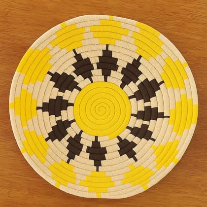 Handwoven Grass Wall Plates