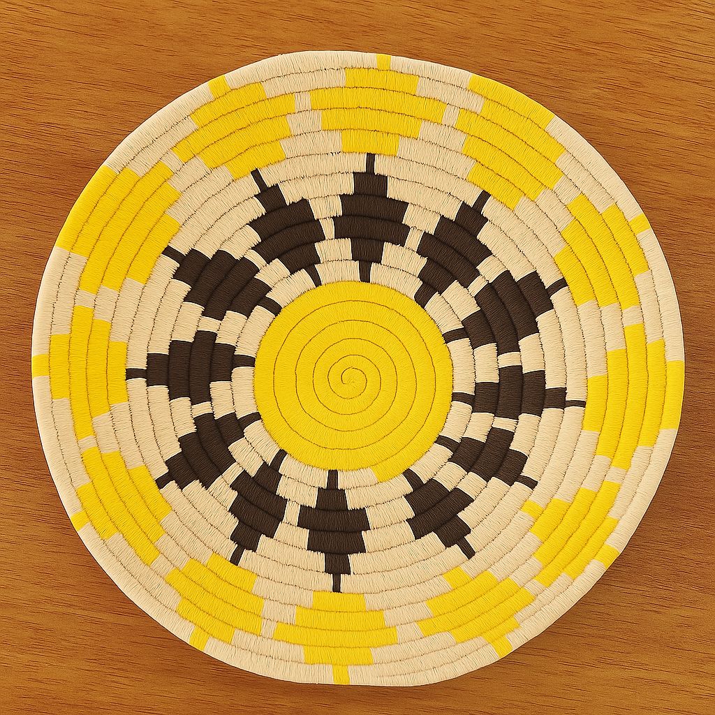Handwoven Grass Wall Plates