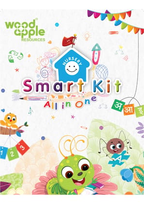Nursery Smart Kit | All-in-One Workbook for Ages 3-5 Years | NEP Aligned | English, Maths, Hindi & EVS Reading Book | Reading, Writing, Number Skills & Concept Learning