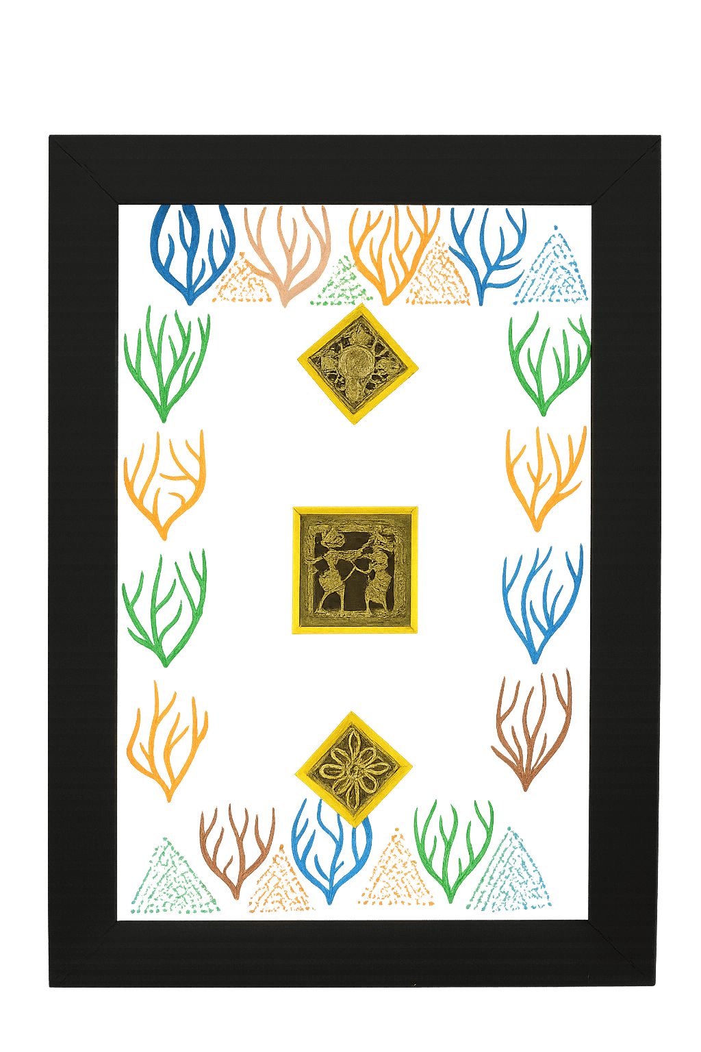 Abstract Art with Colorful Geometric Design