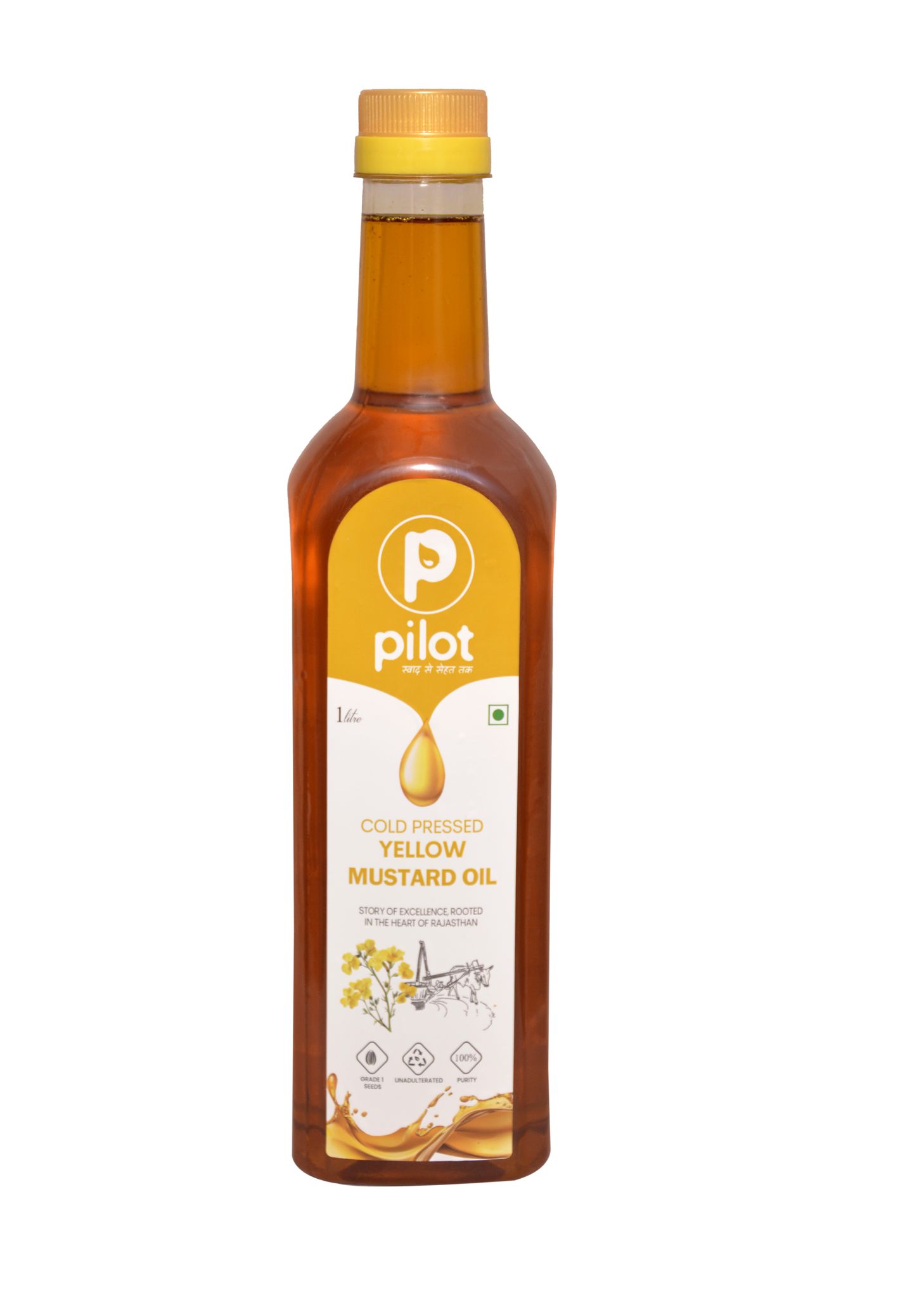 Cold Pressed Yellow Mustard Oil 1Ltr