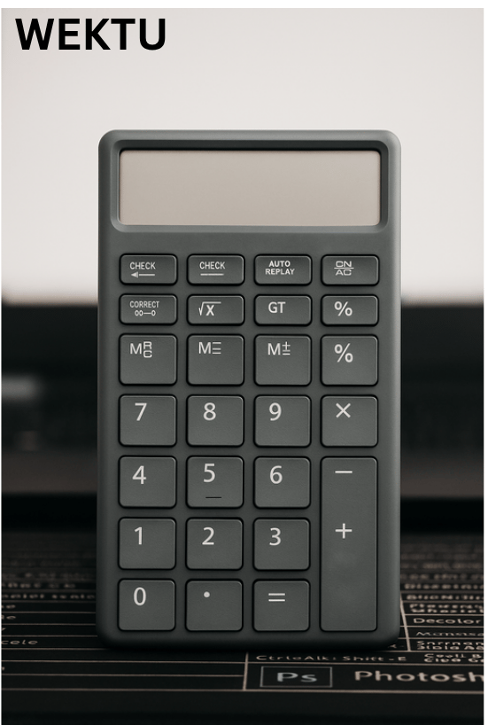 WEKTU Stylish Calculator - Modern Design, Efficient Calculations