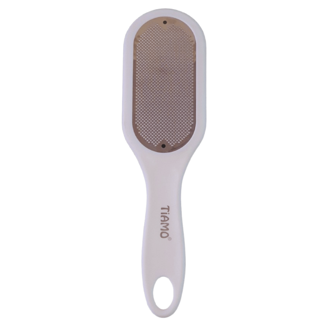 Plastic Leg, Heel and Foot Scrubber for Dead Skin |Callus Remover | Pedicure Special Tool/Specially For Cracked Feet in white