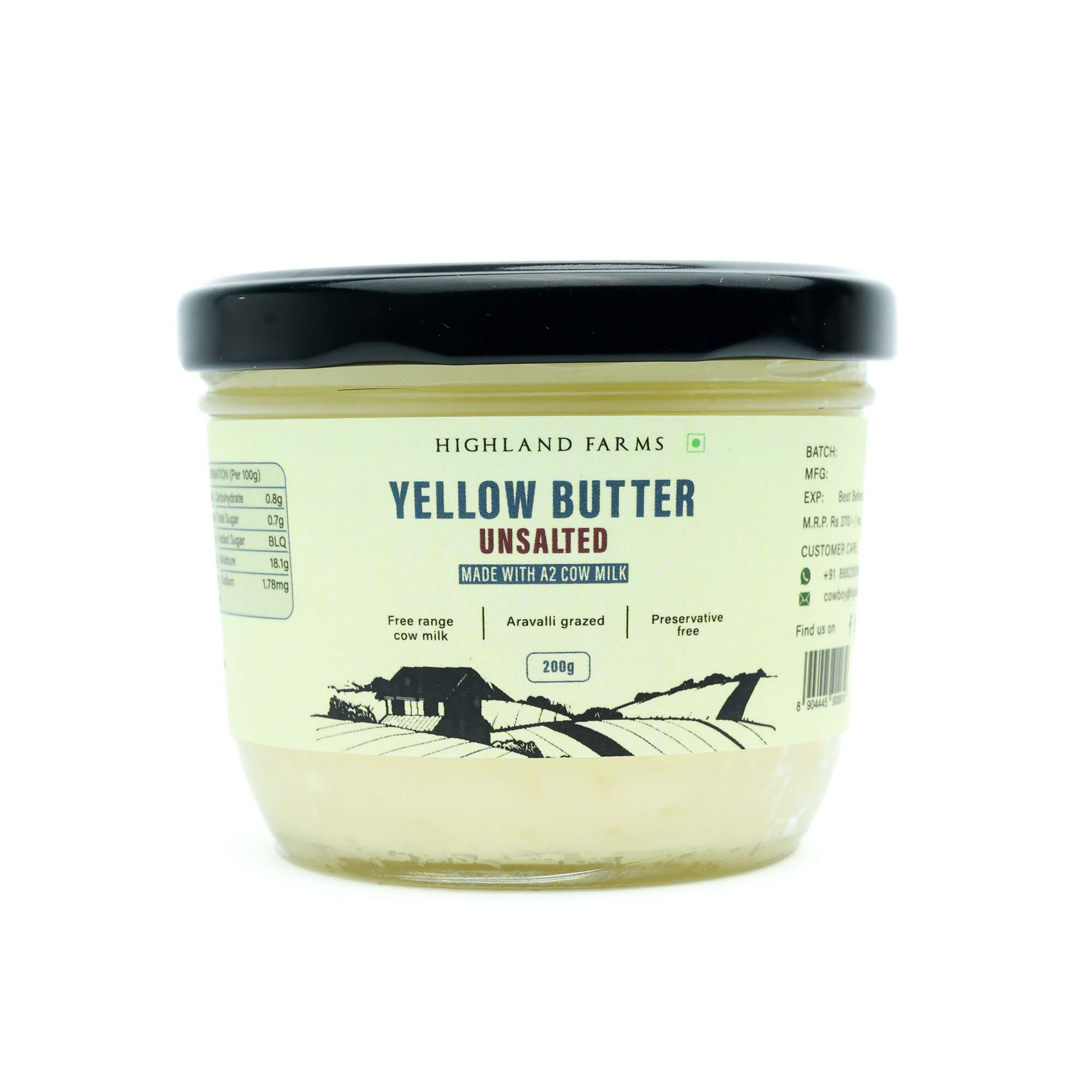 A2 Unsalted Yellow Butter 200G