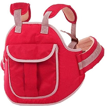 Red Baby Harness Belt – Lightweight Front Carry Baby Carrier for Toddlers