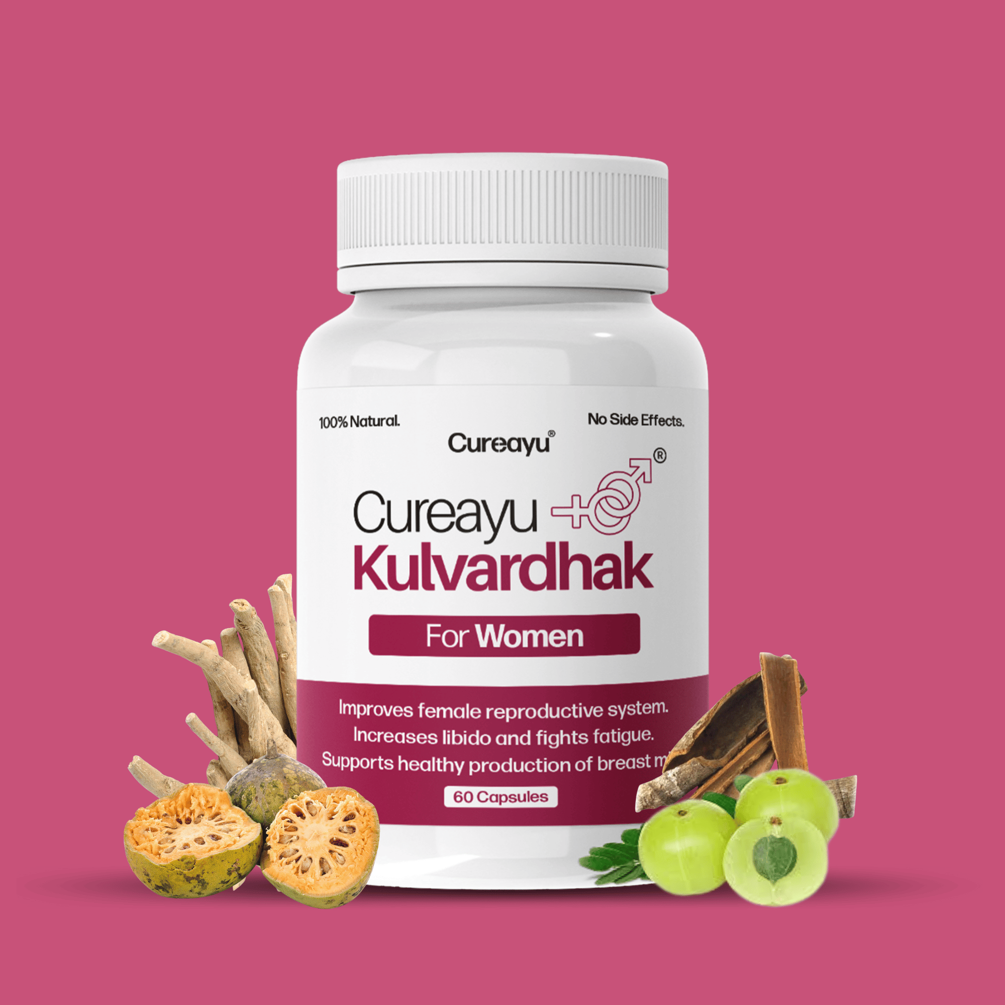 Cureayu Kulvardhak® for Women | Enhances Female Reproductive System