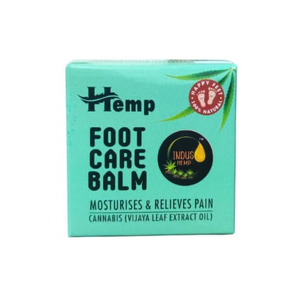 INDUS HEMP FOOT CARE BALM| MOISTURISES & RELIEVES PAIN | CANNABIS VIJAYA LEAF EXTRACT OIL INDUS HEMP FOOT CARE BALM| MOISTURISES & RELIEVES PAIN | CANNABIS VIJAYA LEAF EXTRACT OIL