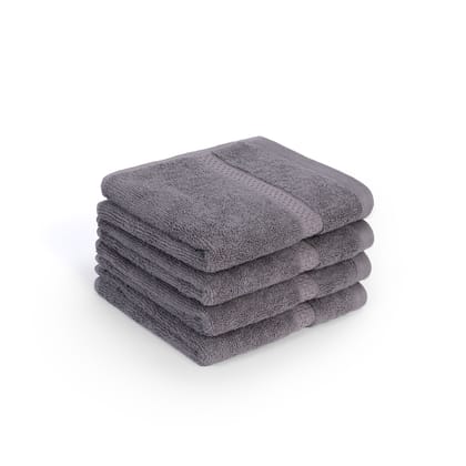 Feather & Spun Bamboo Cotton Face Towel(Pack of 4) | Lavender Fragrance | Oeko-TEX® Standard 100 | Anti Microbial | Fade Resistant | Double Needle Stitch | 600 GSM - 33 cms x 33 cms Feather & Spun Bamboo Cotton Face Towel(Pack of 4) | Lavender Fragrance | Oeko-TEX® Standard 100 | Anti Microbial | Fade Resistant | Double Needle Stitch | 600 GSM - 33 cms x 33 cms
