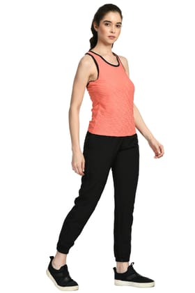 Body Smith Women’s Pink Activewear Vest | Sleeveless Sports Tank Top for Gym, Yoga & Workout