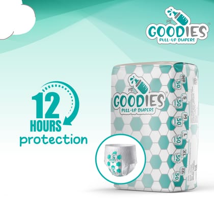 Goodies Pull-Up Diapers – XL Size (50 Pants)