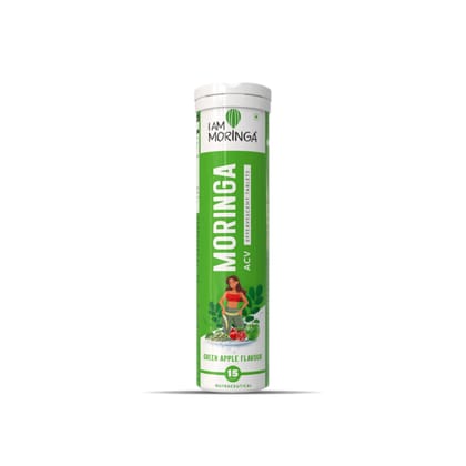 I AM MORINGA | Moringa Extract | Apple Cider Vinegar | Pomegranate Extract | Garcinia Cambogia Extract | Green Tea Extract | Green Coffee Extract | Vit. B6 & B12 | Effervescent Tablets Pack of 1 (15 Tablets) I AM MORINGA | Moringa Extract | Apple Cider Vinegar | Pomegranate Extract | Garcinia Cambogia Extract | Green Tea Extract | Green Coffee Extract | Vit. B6 & B12 | Effervescent Tablets Pack of 1 (15 Tablets)