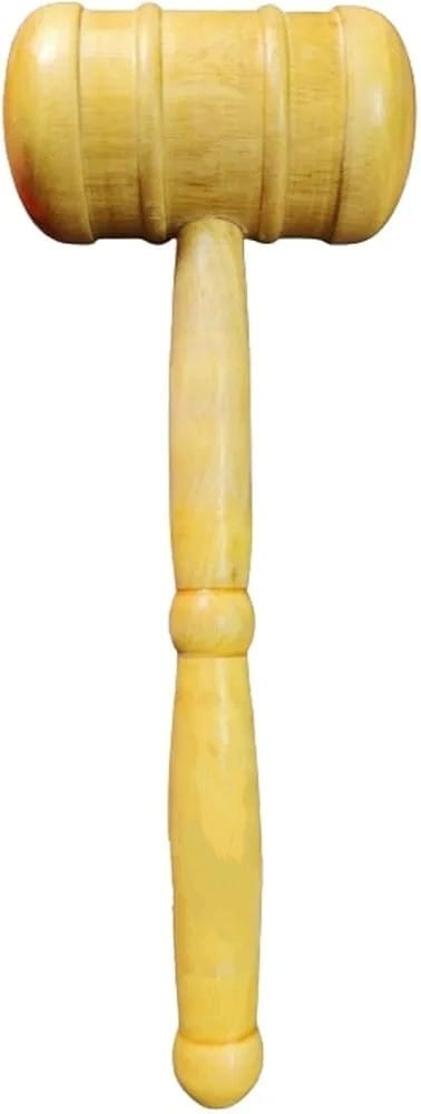 VR3 INTERNATIONAL Cricket Bat Mallet Pro Cricket Bats Wooden Mallet Hammer, Long Handle Knocking Mallet Bat Hammer, Wooden Mallet