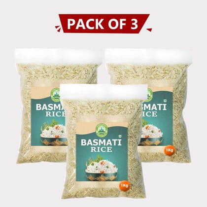 Basmati Rice - 1 kg (pack of 3) Basmati Rice - 1 kg (pack of 3)