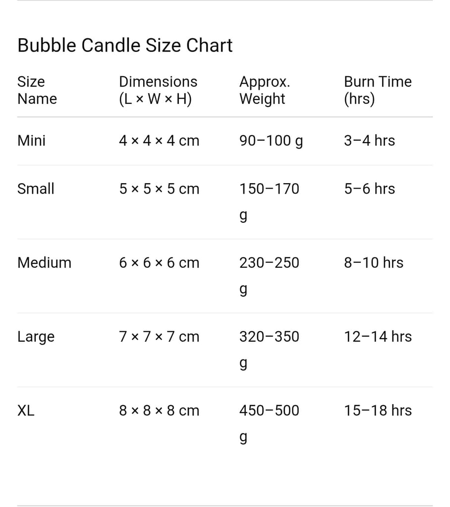 Size Guide Size Guide