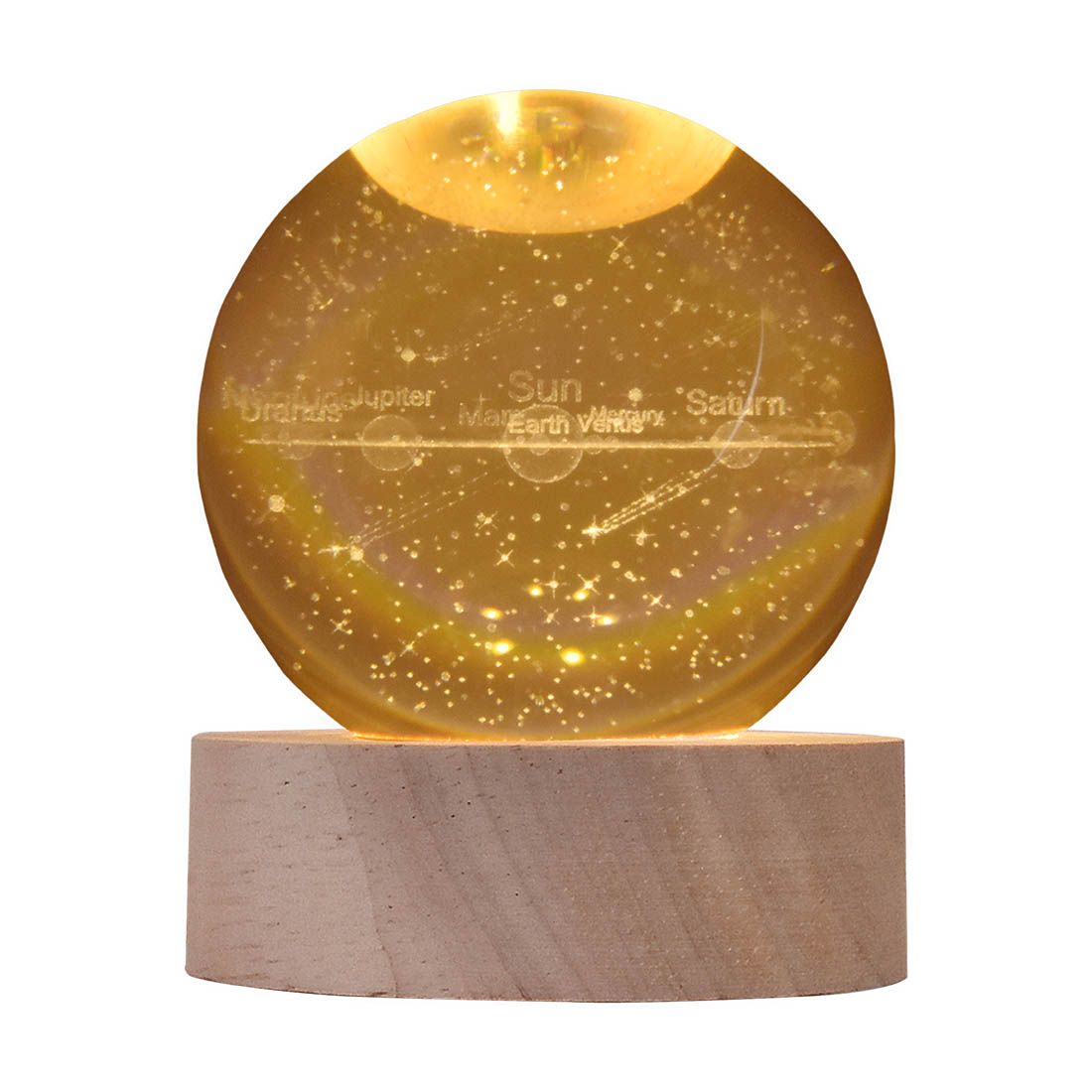 Universe Crystal Ball | Crystal Ball Universe | Universe Glass Ball | Astronomy Crystal Ball | Led Crystal Ball | Lighted Crystal Ball | 3D Universe Crystal Ball | Glass Universe Crystal Ball