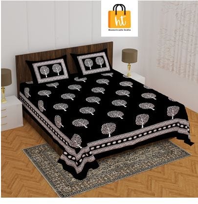 Bedsheet Adda Celebration Special Pure Cotton Double Bedsheet & Covers