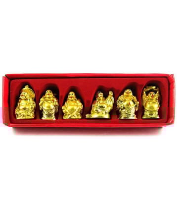 Kalash Gold 24kt Resin Laughing buddha
