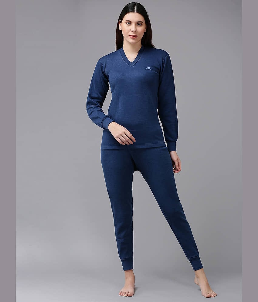 Lux Cottswool Cotton Blend Thermal Sets - Black Pack of 1