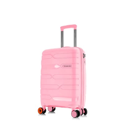 Pink Voyager Carry-On Suitcase - Stylish & Durable Travel Luggage