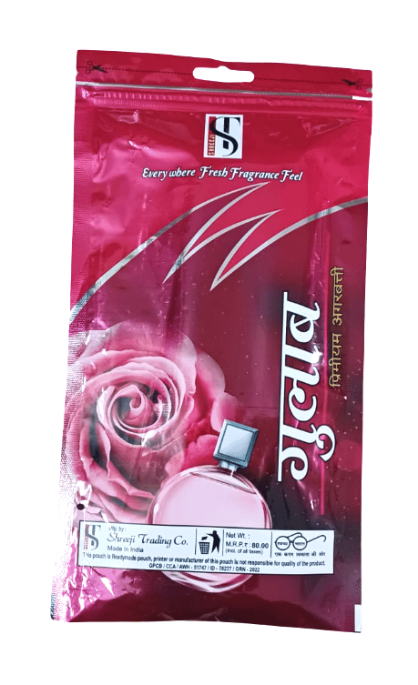 Shreeji Trading Co. Gulab Premium Agarbatti - Fresh Rose Fragrance Pack of -2