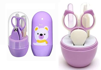 Baby Nail Care Kit – Purple (Newborn Safe Grooming Set)