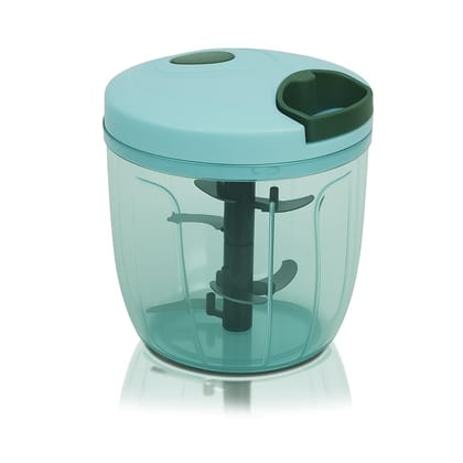 Manual Food Chopper Hand-Powered Vegetable Chopper With 3 Stainless Steel Blades, Easy Pull Cord Design, 900Ml Capacity, Ideal For Onion, Garlic, Nuts,&More Heavy Duty (Dori Chopper 900 ml)