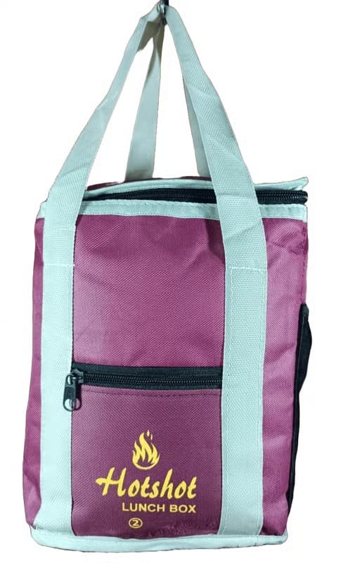 Hotshot Lunch Box - Stylish & Durable Maroon Lunch Bag