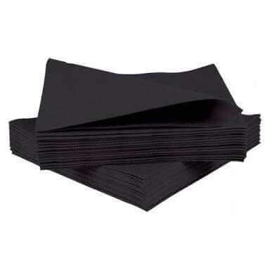 Disposable Black Paper Napkins