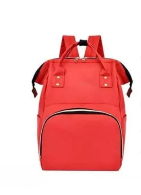 Red Diaper Backpack – Durable, Travel-Friendly Baby Diaper Bag