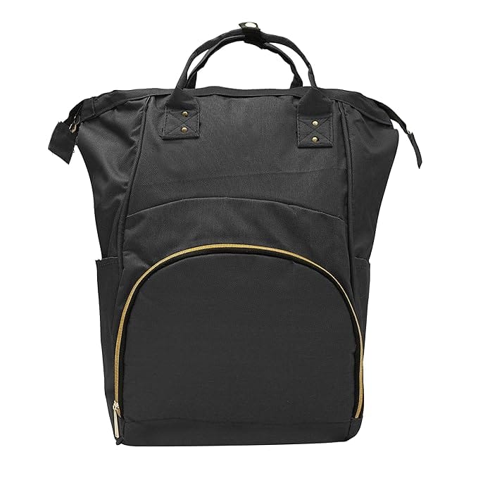 Black Diaper Backpack – Classic, Multi-Functional Baby Bag