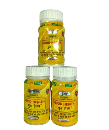 Dr Biswas Good Health Ayurvedic Capsules – 50 Veg Caps × 3 Bottles (Total 150) | Natural Weight Gain, Energy & Immunity Booster | Appetite & Liver Support, Pk of 3