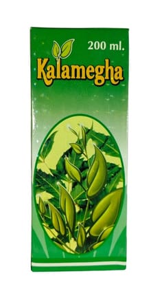 Kalamegha Syrup 200ml | Ayurvedic Liver Support & Detox | Herbal Blood Purifier & Digestive Aid" Herbal Syrup | Pack of 1