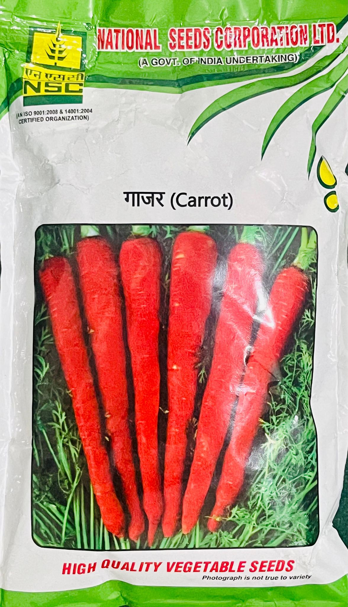 NSC Carrot Seeds – Pusa Rudhira (Truthful Labelled, 25g Pouch)