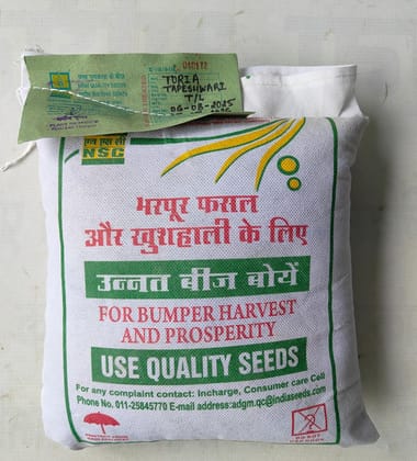 NSC Toria Seeds – Tapeswari Variety (Truthful Labelled, 2kg Pack)
