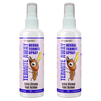 Pretty Buyers Herbal Termite Spray - Instant Kill, Eco-Friendly Pest Control (100MLx2) Pack Of 2