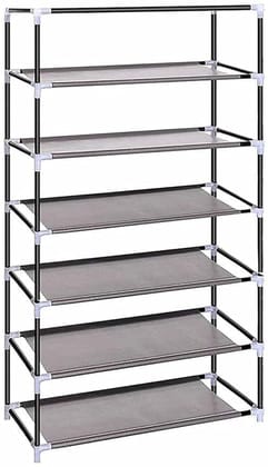 6-Tier Portable Shoe Rack Organizer | Multi-Layer Fabric & Metal Stand for Home Storage