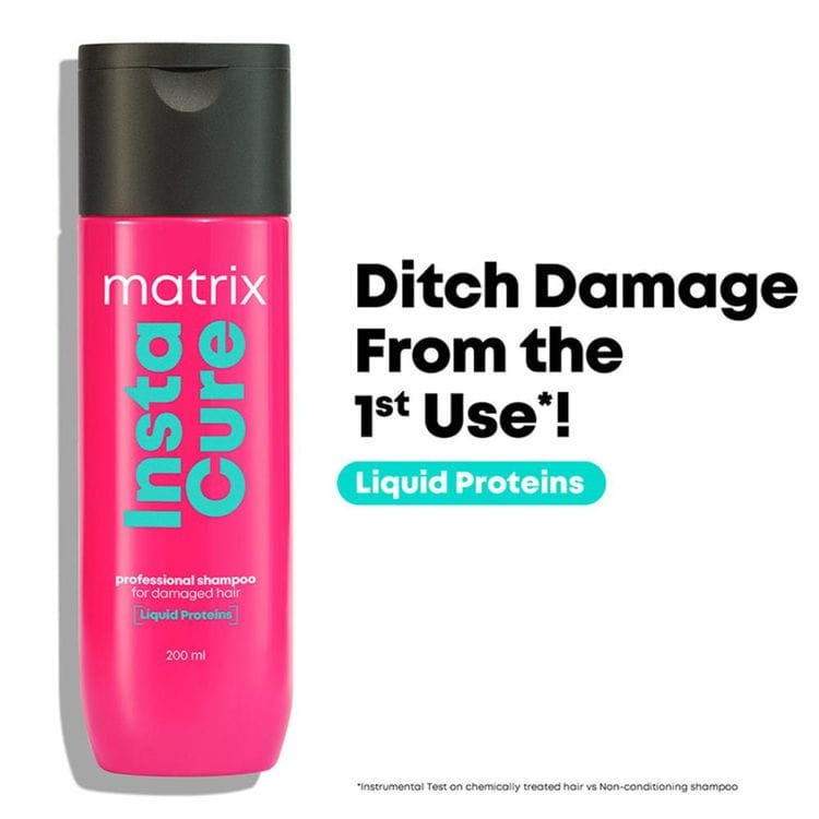 Matrix Opti.Repair Professional Liquid Protein Shampoo, Repairs Damaged Hair From 1st Use (200ml)
