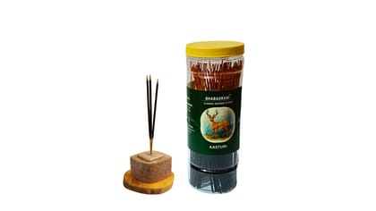 Bhabagrahi Classic Kasturi Incense Sticks 8 Inch | Premium Long-Lasting Fragrance | 150 Sticks in Plastic Jar Bhabagrahi Classic Kasturi Incense Sticks 8 Inch | Premium Long-Lasting Fragrance | 150 Sticks in Plastic Jar