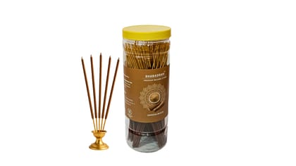 Bhabagrahi Sandalwood Incense Sticks 8 Inch | Premium Long-Lasting Fragrance | 150 Sticks in Plastic Jar Bhabagrahi Sandalwood Incense Sticks 8 Inch | Premium Long-Lasting Fragrance | 150 Sticks in Plastic Jar