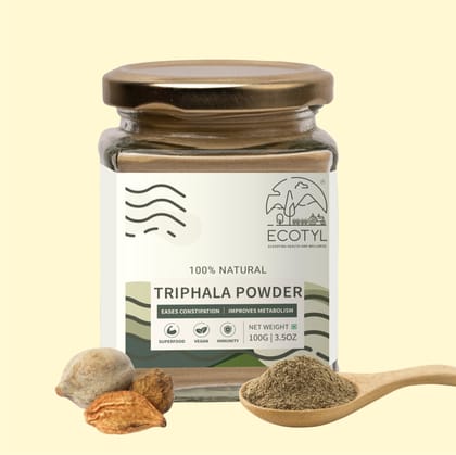 Ecotyl Triphala Powder | Triphala Churna | Improves Digestion | 100g