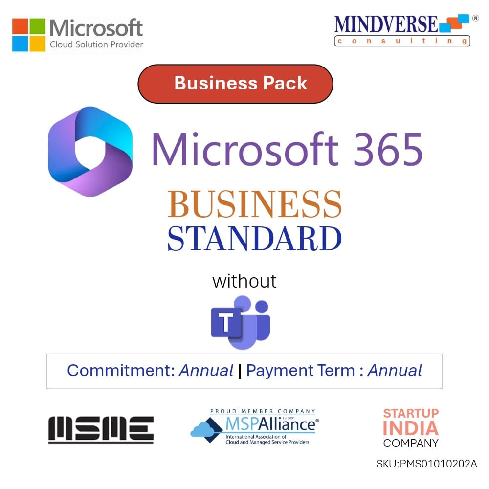 Microsoft 365 Business Standard – Without Teams