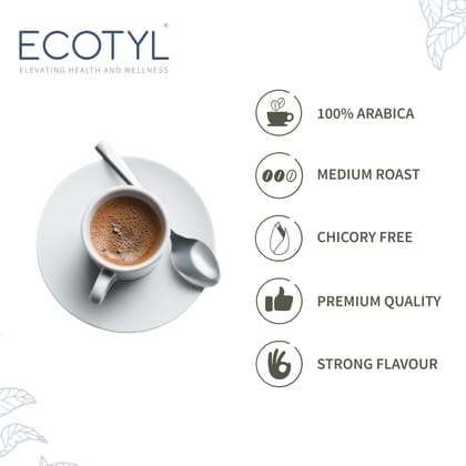 Ecotyl Coffee Powder | 100% Arabica | Strong Flavour & Rich Aroma | 100g