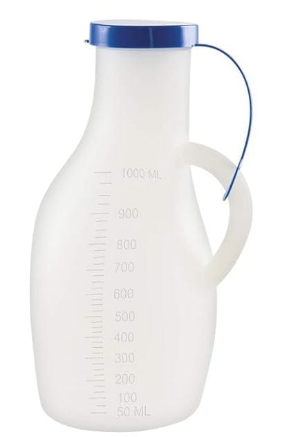 Urine Pot for Men Toilet, Urinal Collector For Adults With Lid Pack Of 1