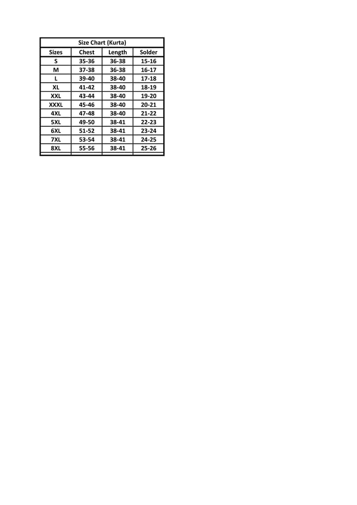 Size Guide