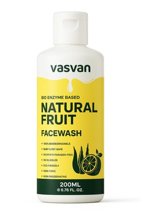 Vasvan Natural Fruit Facewash - For All Skin Types